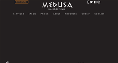Desktop Screenshot of medusahairdressing.com